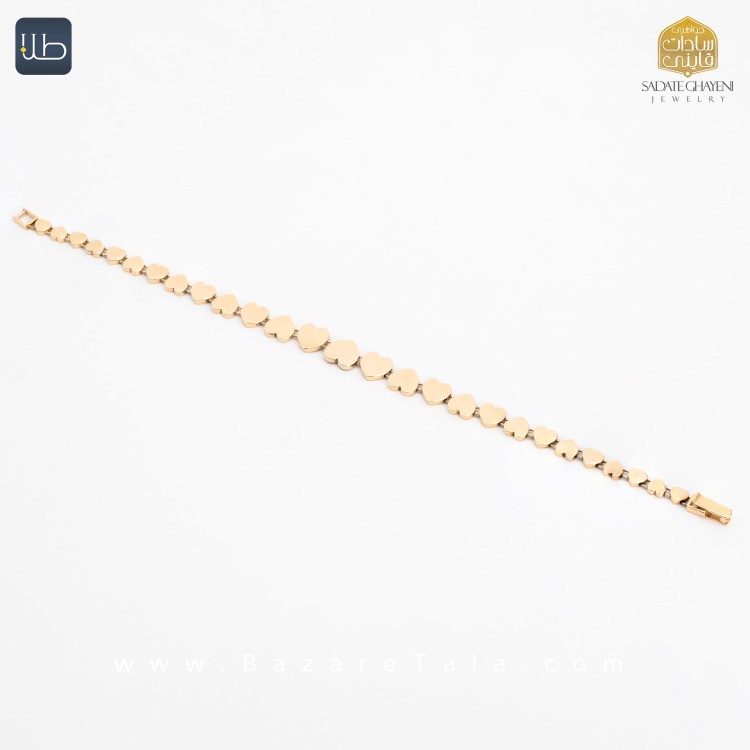 دستبند طلا طرح رولکس (کد 4523)