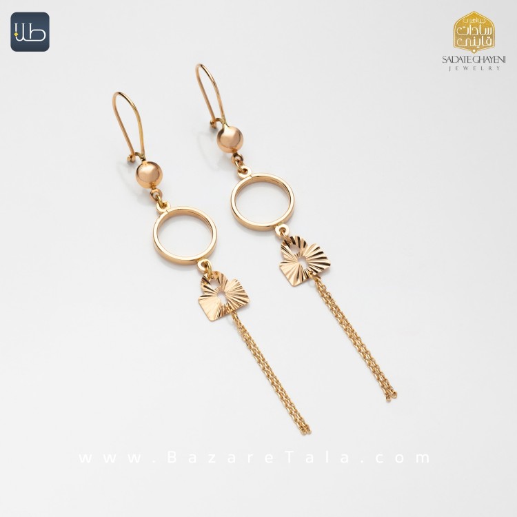 گوشواره طلا نازی (کد 3888)