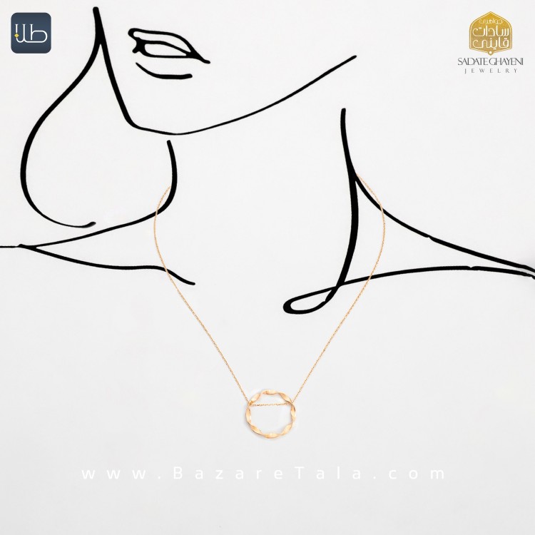 گردنبند طلا دلوین (کد 4506)
