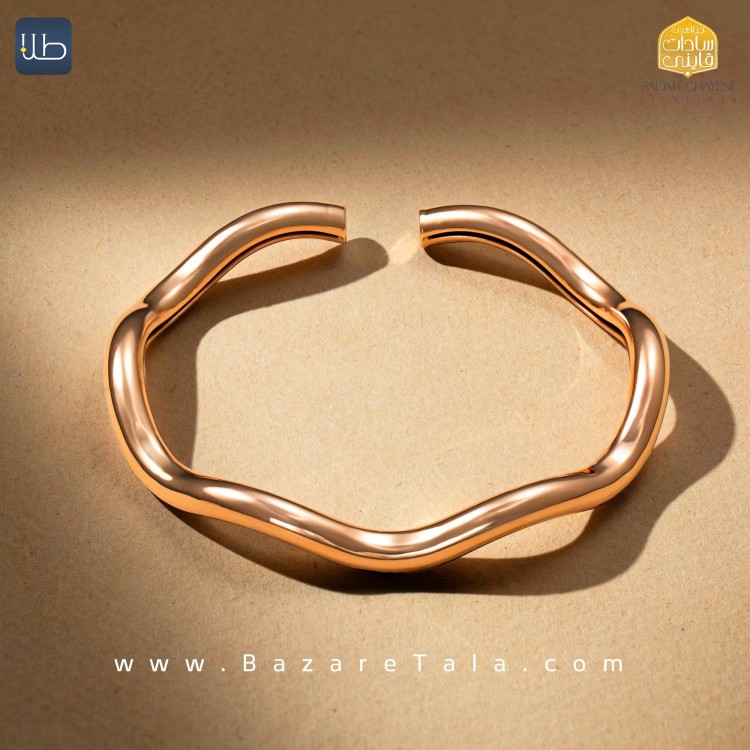 دستبند طلا بنگل سالی (کد 4494)