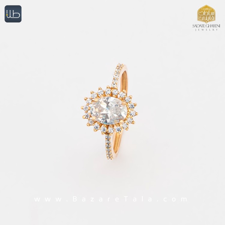 انگشتر طلا سولیتر شرافت (کد 3736)