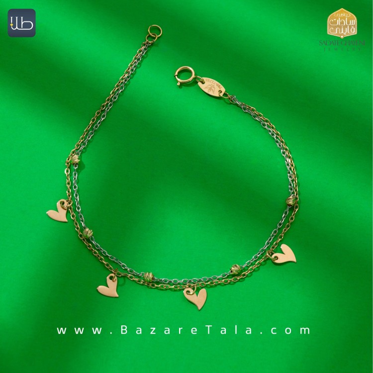 دستبند طلا تهران تاج (کد 4317)