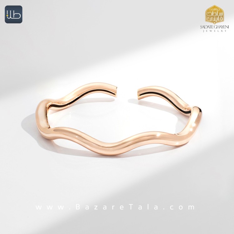 دستبند طلا بنگل سالی (کد 4494)