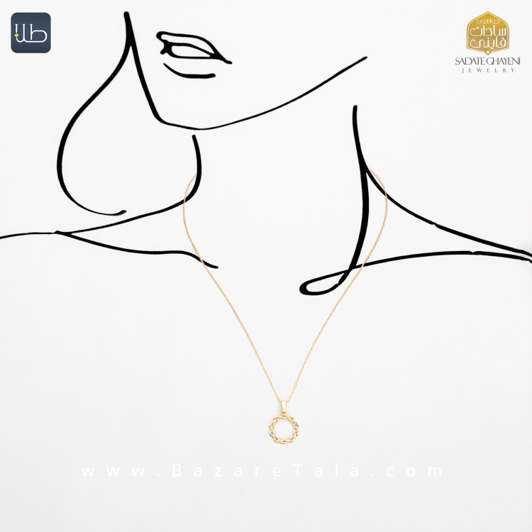 گردنبند طلا موریس (کد 4446)