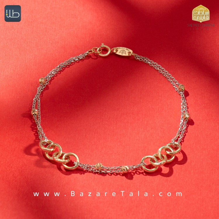 دستبند طلا تهران تاج (کد 4322)