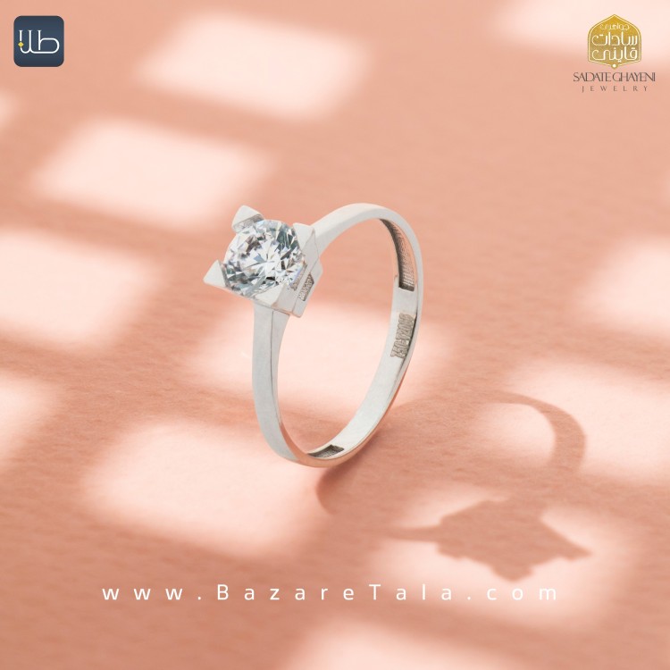 انگشتر طلا سولیتر شرافت (کد 3734)