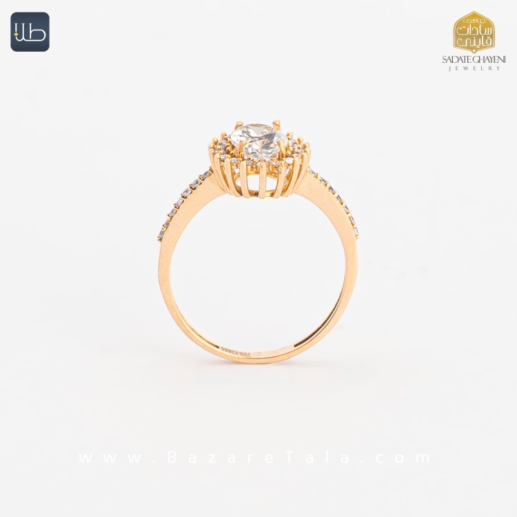 انگشتر طلا سولیتر شرافت (کد 3736)
