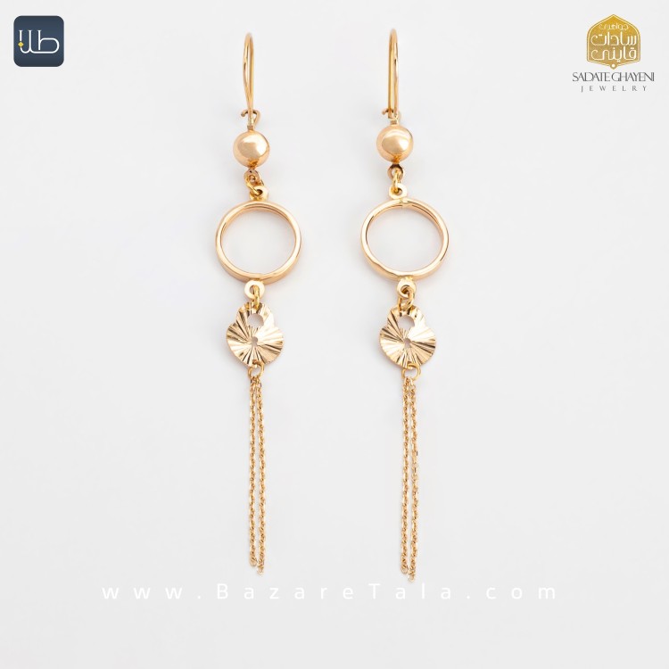 گوشواره طلا نازی (کد 3885)