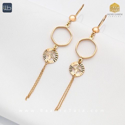 گوشواره طلا نازی