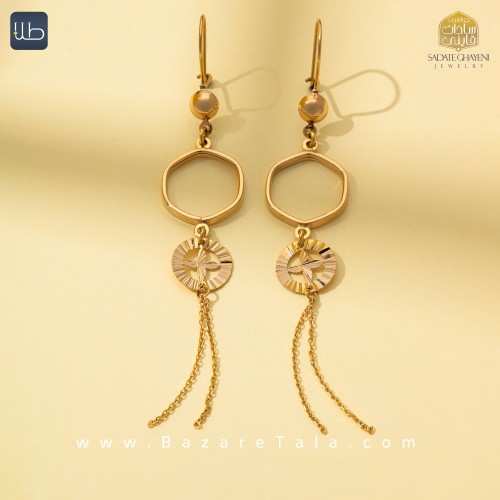 گوشواره طلا نازی