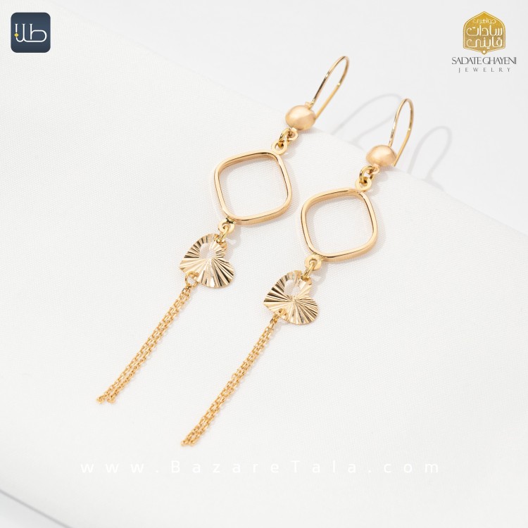 گوشواره طلا نازی (کد 3887)