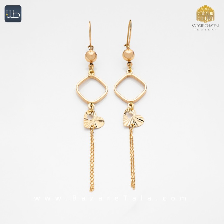 گوشواره طلا نازی (کد 3887)