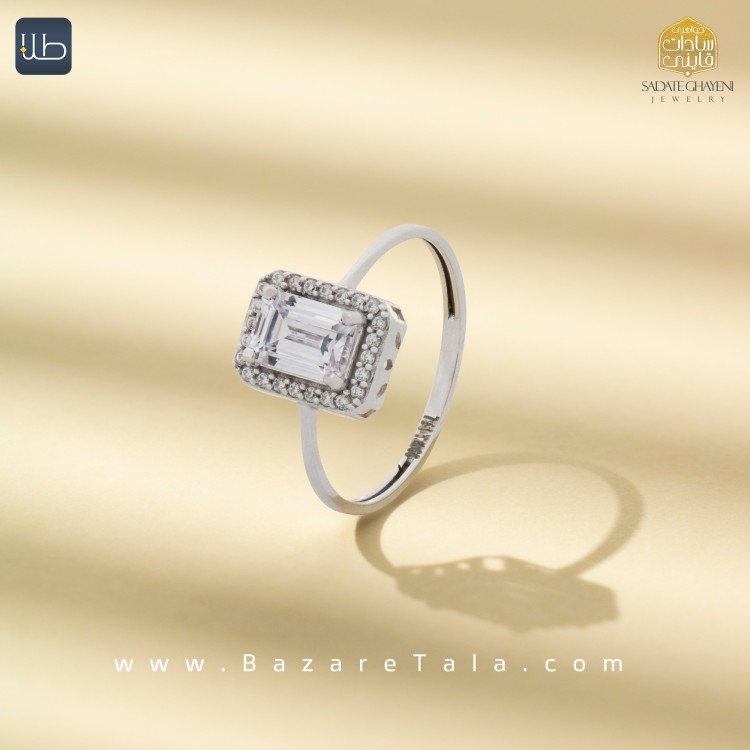 انگشتر طلا سولیتر شرافت (کد 3735)