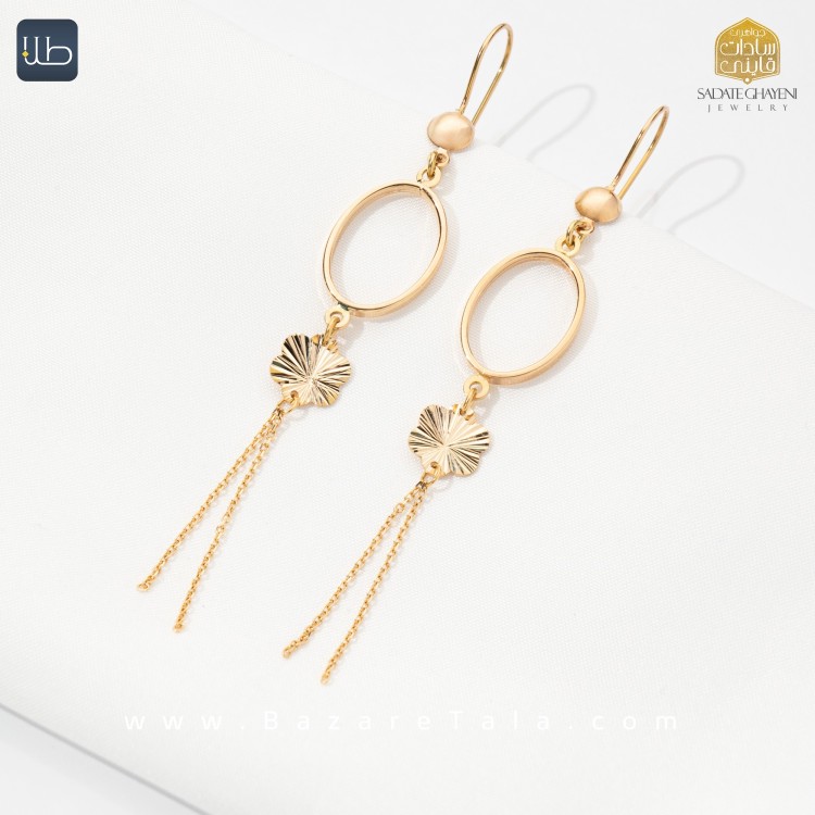 گوشواره طلا نازی (کد 3886)