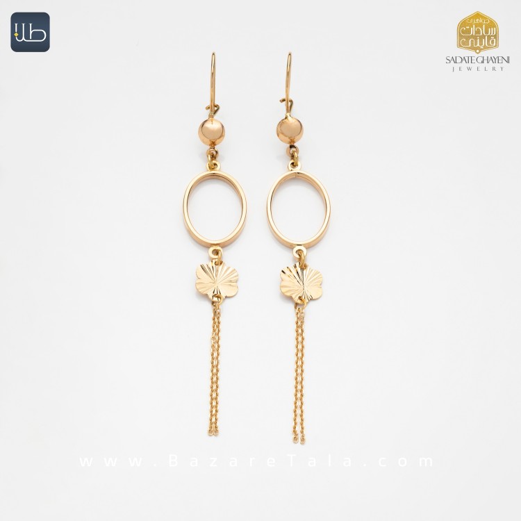 گوشواره طلا نازی (کد 3886)