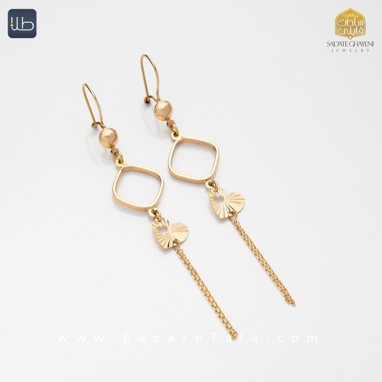 گوشواره طلا نازی (کد 3887)