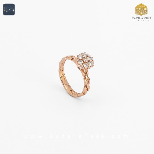 انگشتر طلا سولیتر کلاسیک (کد 3742)