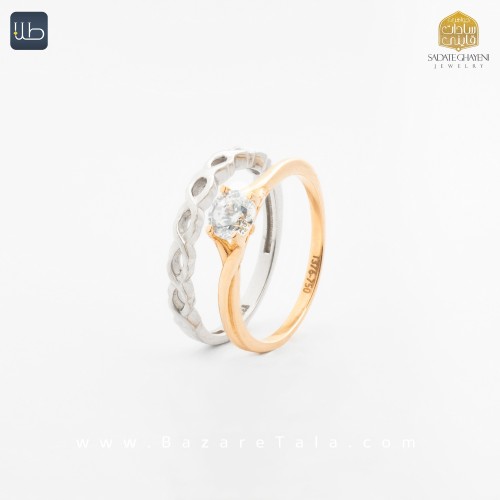 انگشتر طلا سولیتر شرافت (کد 3737)