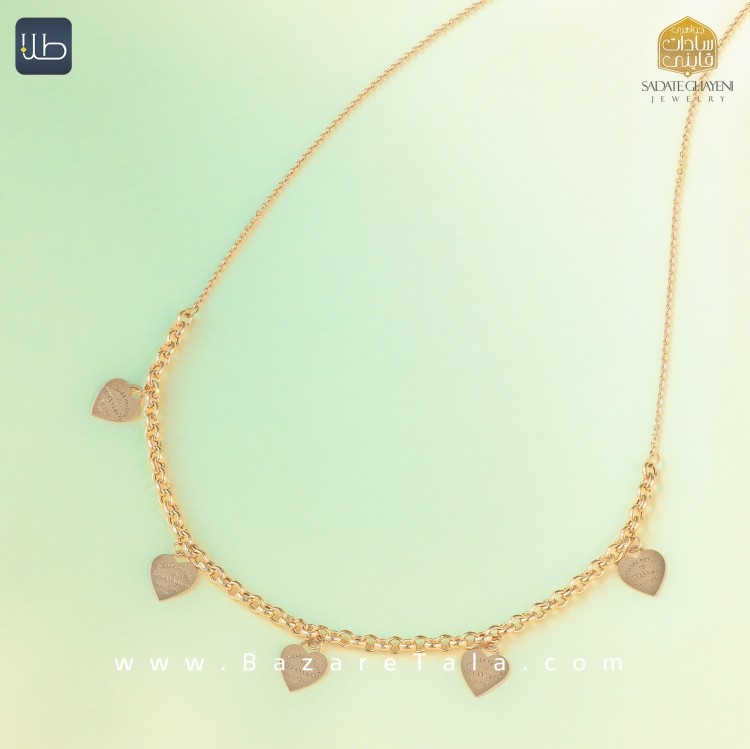 گردنبند طلا تیفانی (کد 4508)