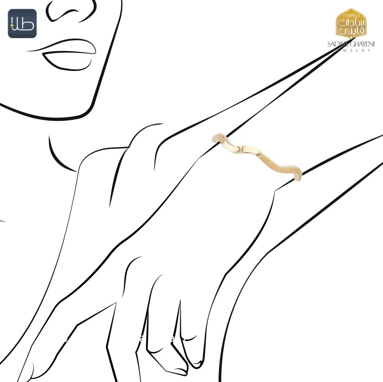 دستبند طلا بنگل سالی (کد 4492)