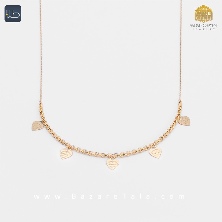 گردنبند طلا تیفانی (کد 4508)
