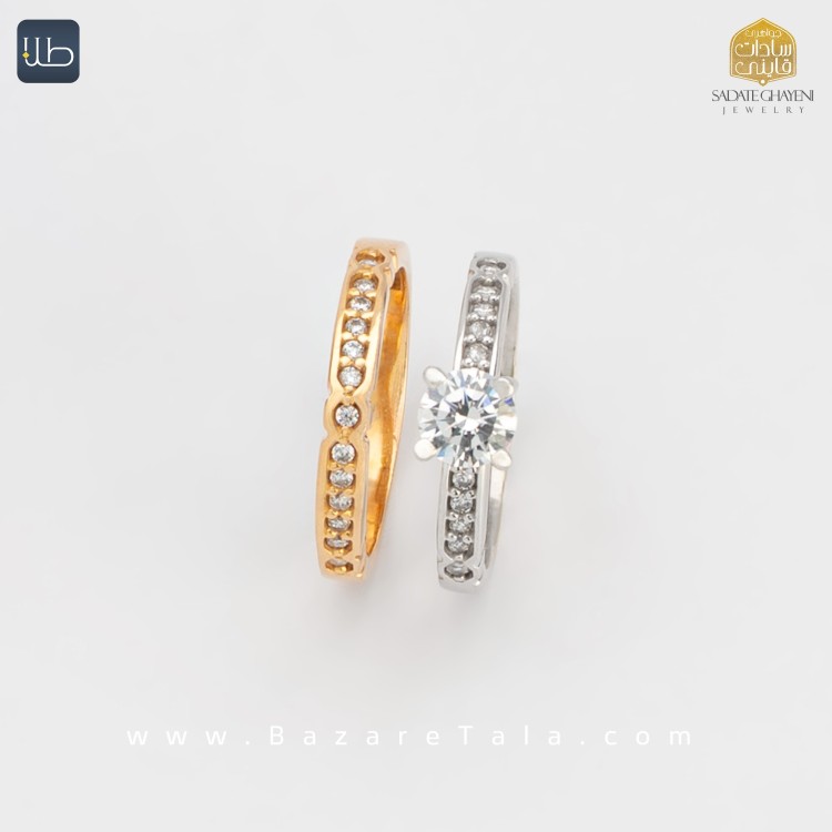 انگشتر طلا سولیتر شرافت (کد 3738)