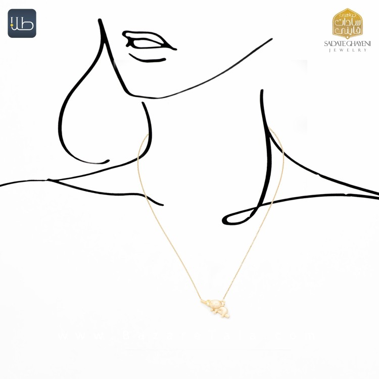 گردنبند طلا موریس (کد 4443)