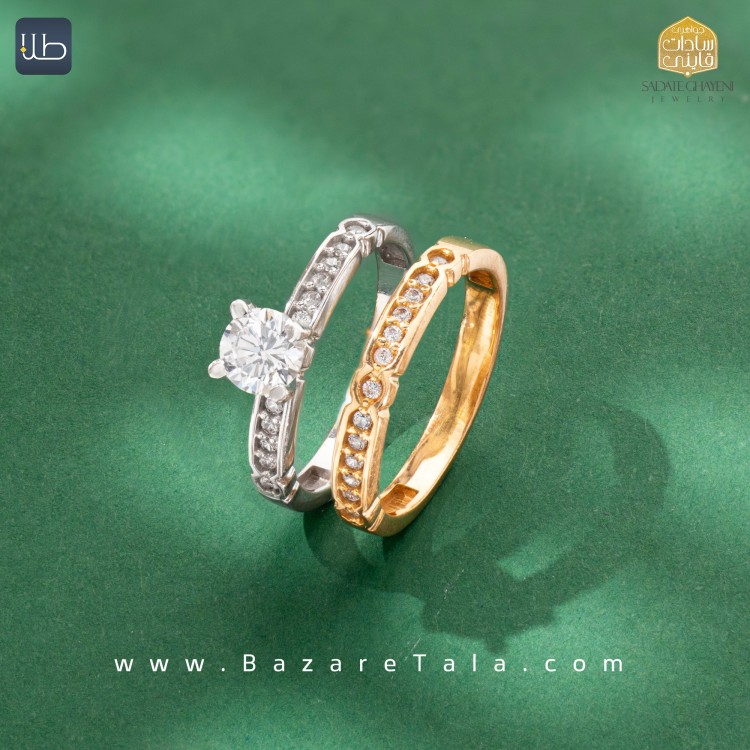 انگشتر طلا سولیتر شرافت (کد 3738)