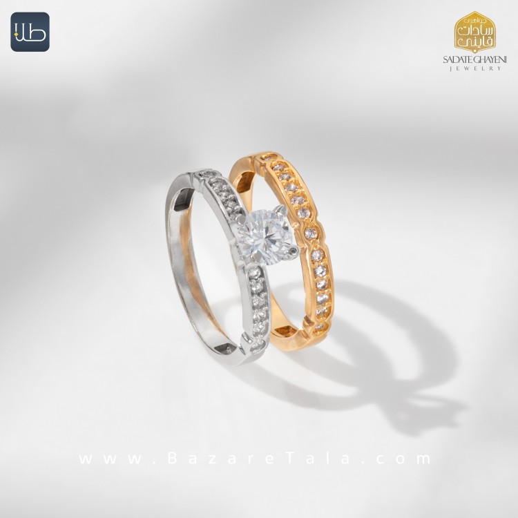 انگشتر طلا سولیتر شرافت (کد 3738)