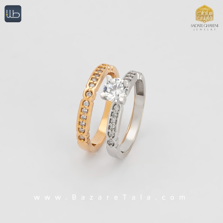 انگشتر طلا سولیتر شرافت (کد 3738)