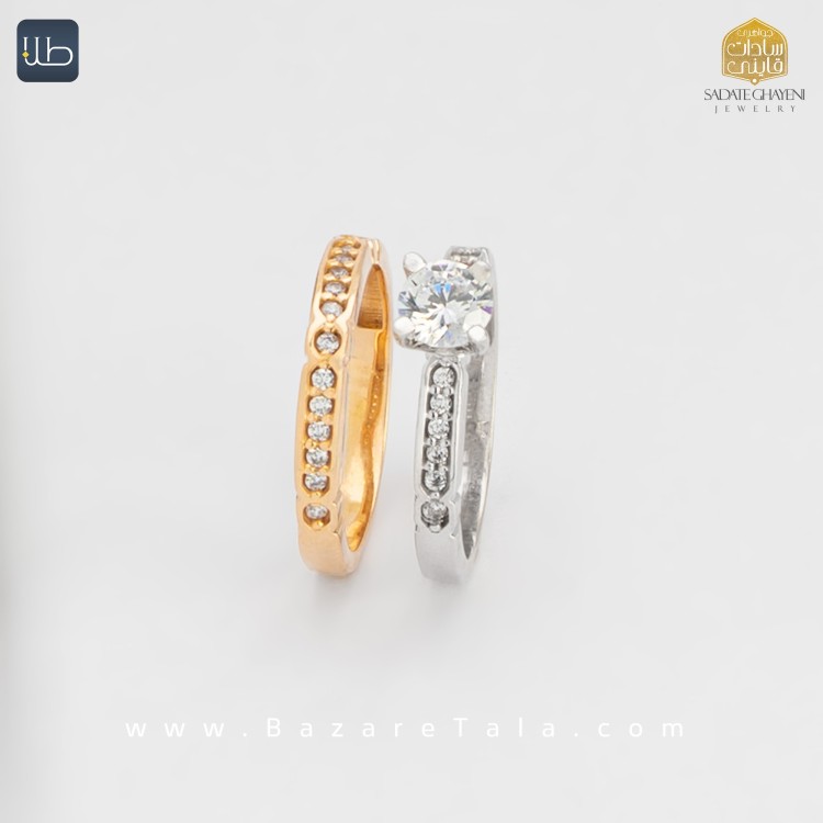 انگشتر طلا سولیتر شرافت (کد 3738)