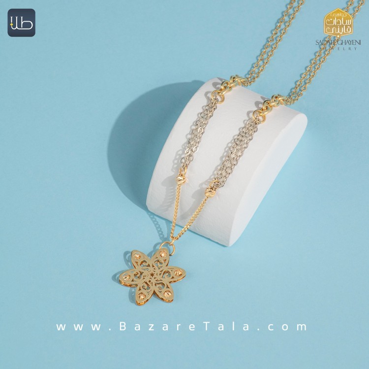 گردنبند طلا دلوین (کد 4448)