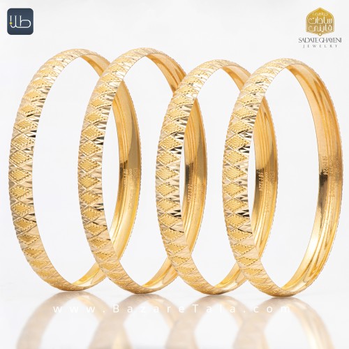 النگو طلا مدل 717 (کد 3521)