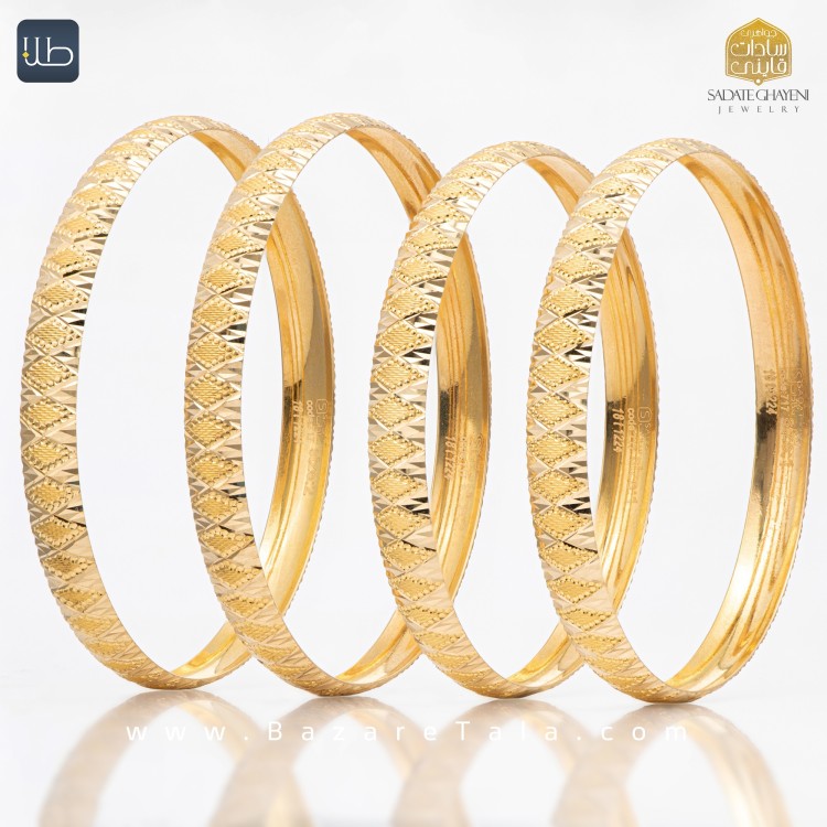 النگو طلا مدل 717 (کد 3521)