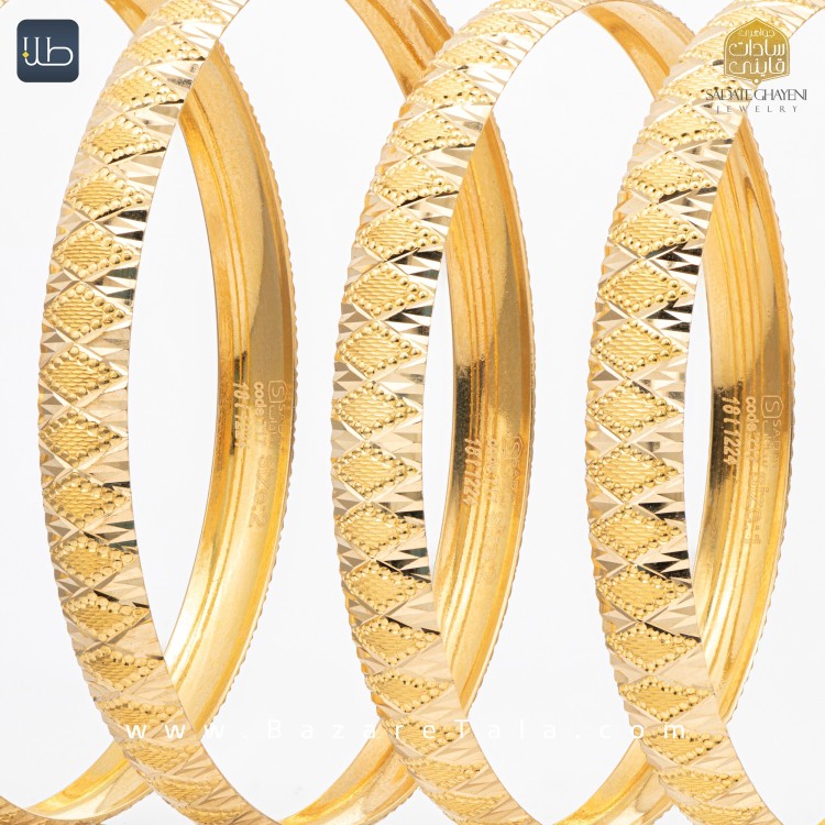 النگو طلا مدل 717 (کد 3521)