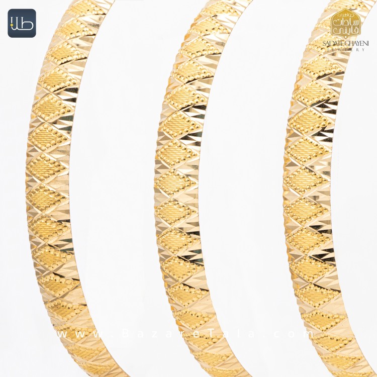 النگو طلا مدل 717 (کد 3521)