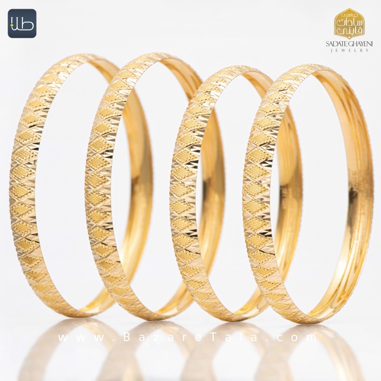 النگو طلا مدل 717 (کد 3521)