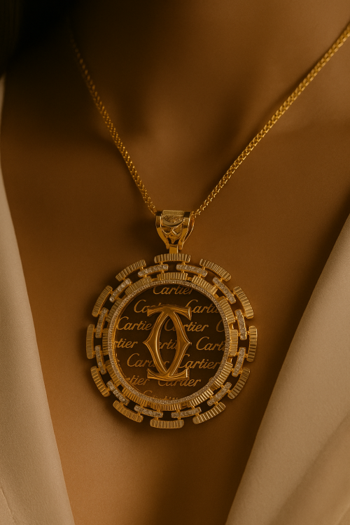 مدال برند هاتف طرح کارتیه (کد 5499)