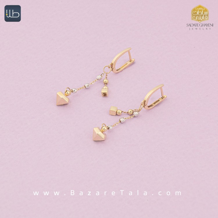 گوشواره طلا ویوا (کد 3893)