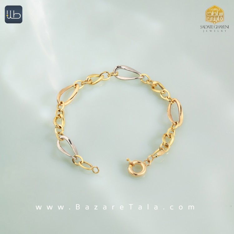 دستبند طلای هالویی (کد 4036)