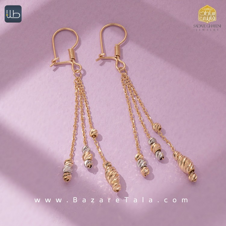 گوشواره طلا دوریکا (کد 3880)