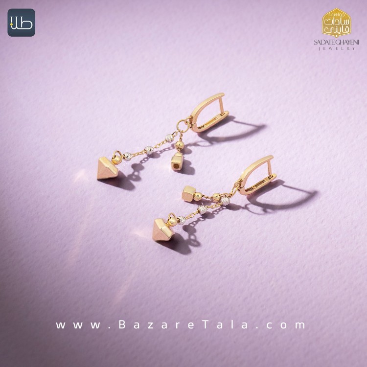 گوشواره طلا ویوا (کد 3893)