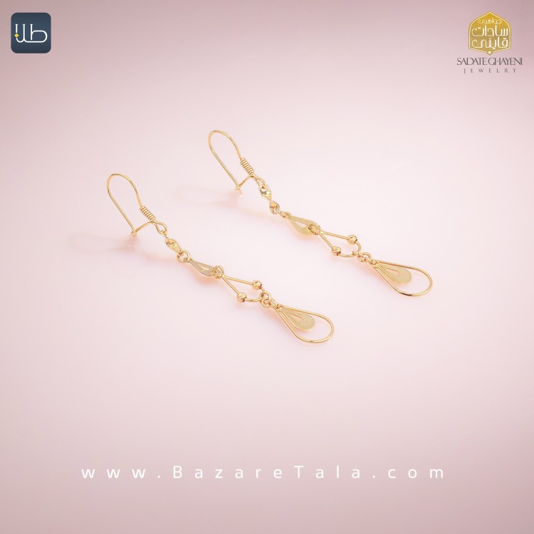 گوشواره طلا آویزی (کد 3869)