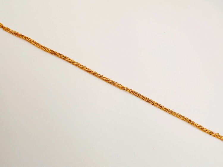 دستبند طلا تیغ ماهی یکتاخواه (کد 5508)