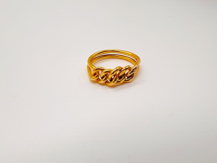 انگشتر طلا کارتیر یکتاخواه (کد 5531)