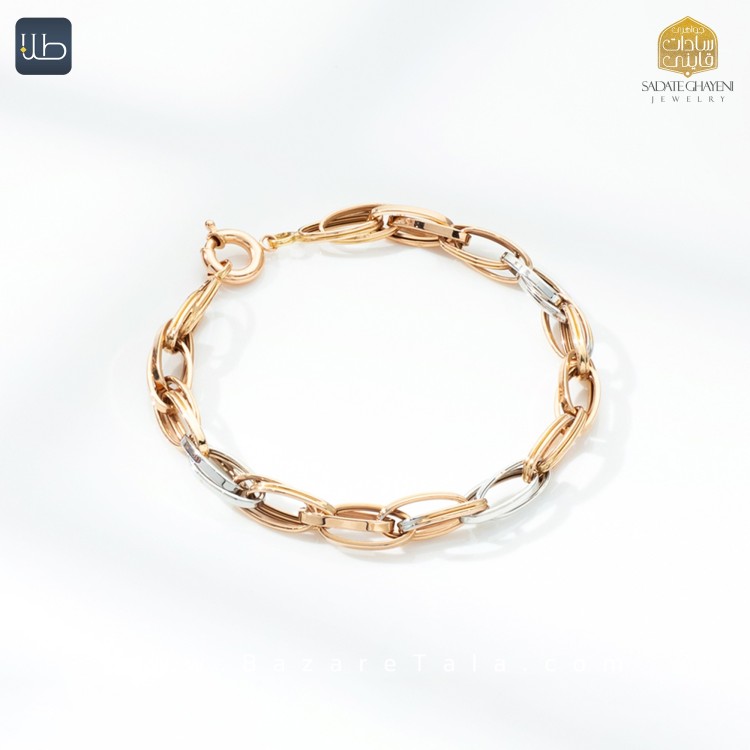 دستبند طلا جی تاش (کد 4379)