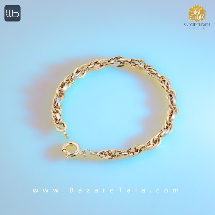 دستبند طلا جی تاش (کد 4378)