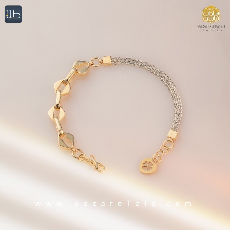 دستبند طلا شال (کد 4500)