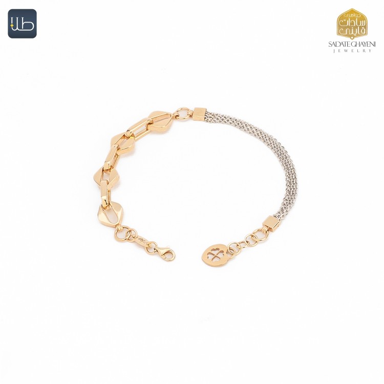 دستبند طلا شال (کد 4500)