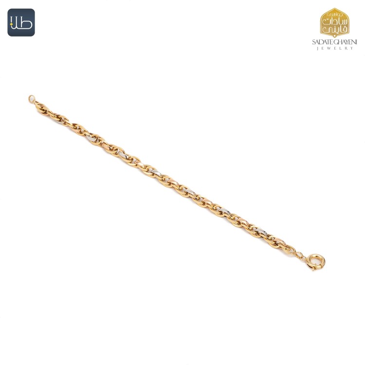 دستبند طلا جی تاش (کد 4378)